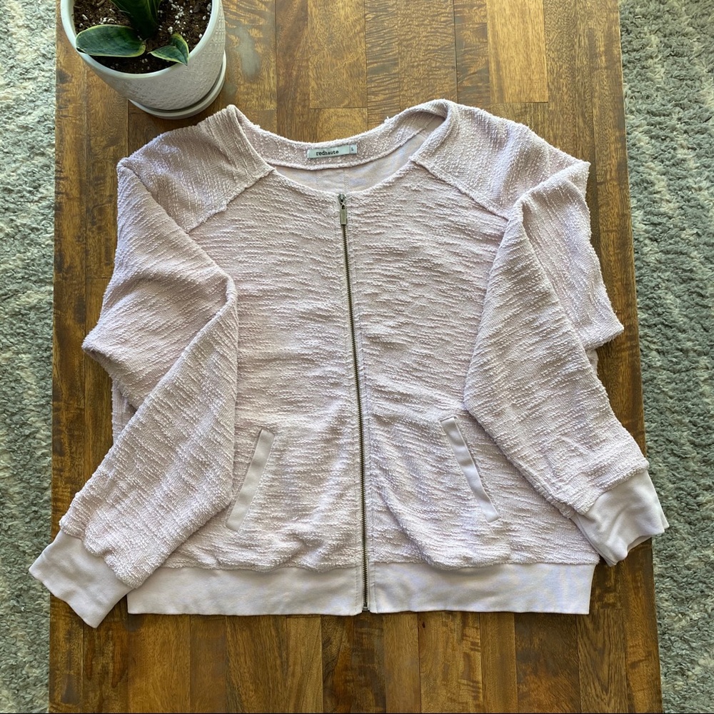 Evereve Sweatshirt Bomber Jacket